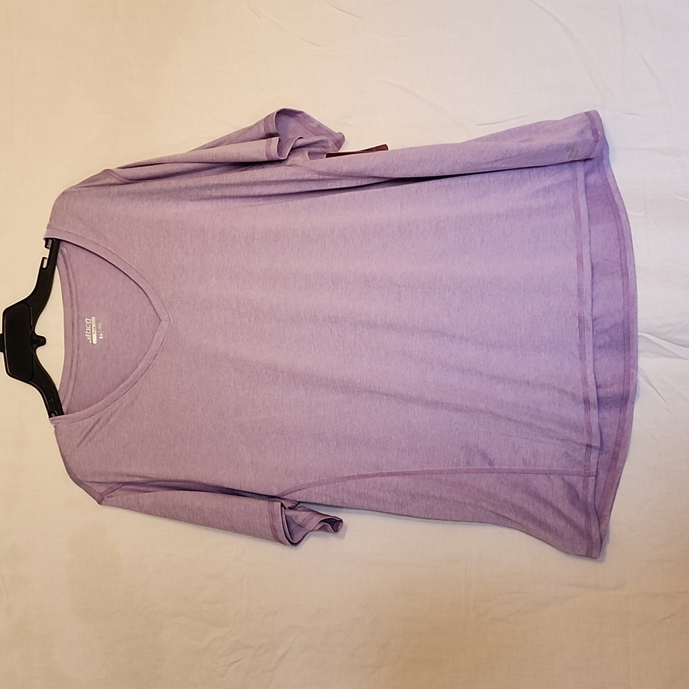 Ladie's PLUS Size bcg Moisture Wicking Active Wear V Neck Tee 3X